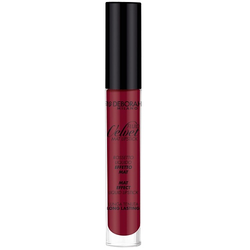 

DEBORAH MILANO Помада для губ матовая жидкая FLUID VELVET MAT LIPSTICK, Помада для губ матовая жидкая FLUID VELVET MAT LIPSTICK