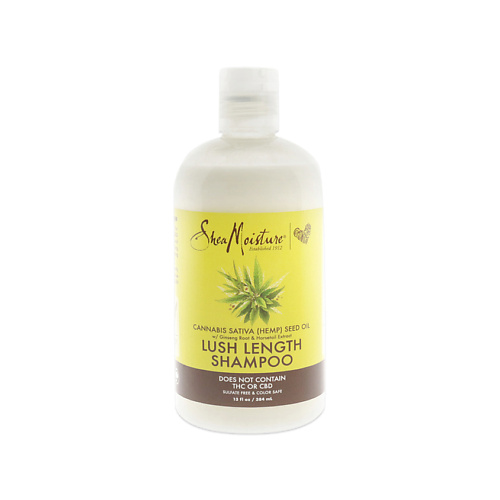 Шампунь для волос SHEA MOISTURE Шампунь для волос с конопляным маслом Cannabis Sativa Hemp Seed Oil Lush Length Shampoo shea moisture african black bamboo charcoal deep cleansing shampoo 384 ml