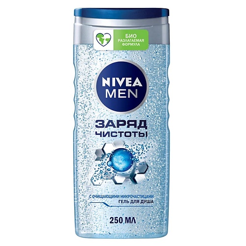 Для ванной и душа NIVEA Гель для душа Заряд чистоты