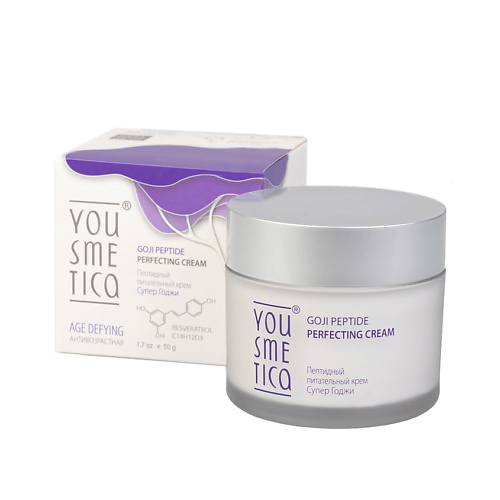 Крем для лица YOUSMETICA Крем пептидный питательный Супер Годжи Nourishing Peptide Cream Super Goggi кремы для лица israelik крем для лица питательный антивозрастной nourishing cream