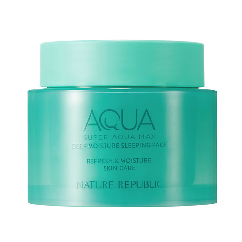 NATURE REPUBLIC Ночная кремовая маска для лица Super Aqua Max galateus nature масло для лица и тела массажное лавандовое 200