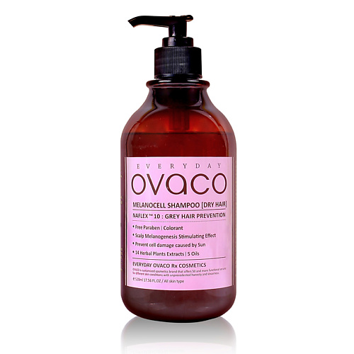 OVACO Шампунь для сухих и поврежденных волос Melanocell Dry Hair Shampoo