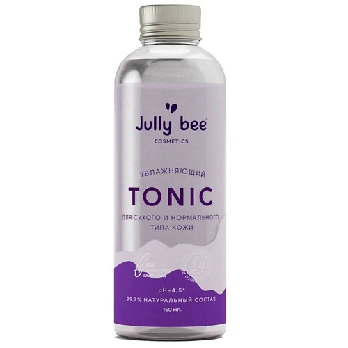 jully bee тоник для лица jully bee успокаивающий для проблемной кожи 150 мл Тоник для лица JULLY BEE Тоник увлажняющий для сухого и нормального типа кожи