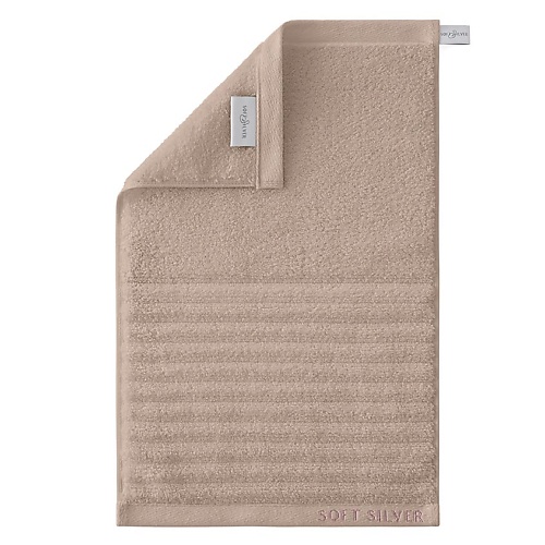 цена Полотенце SOFT SILVER Антибактериальное махровое полотенце для лица, 30х50 см. Цвет: «Песчаный берег» (бежевый)