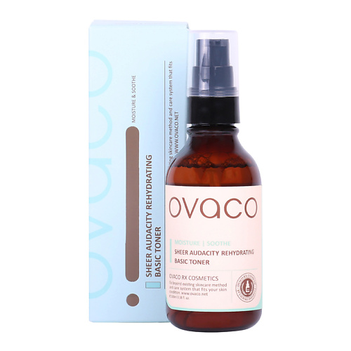 Тонер для лица OVACO Тонер для лица увлажняющий Sheer Audacity Rehydrating Basic Toner тонер для лица cosrx увлажняющий тонер для лица hydrium watery toner