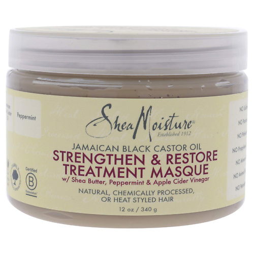 SHEA MOISTURE Маска для волос восстанавливающая Jamaican Black Castor Oil Strengthen-Grow Restore Treatment Masque