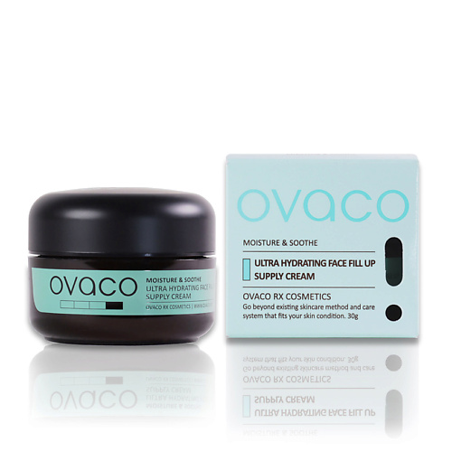 OVACO Крем для лица ультра-увлажняющий Ultra Hydrating Face Fill up Cream автозагар minetan cocomber hydrating face