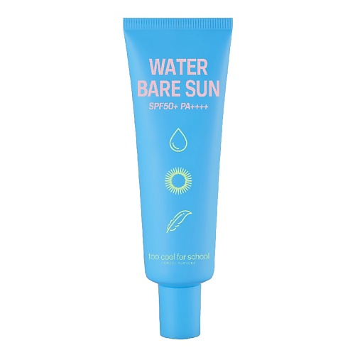 Солнцезащитный крем для лица TOO COOL FOR SCHOOL Крем для лица солнцезащитный WATER BARE SPF50+ PA++++