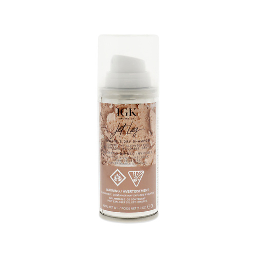 

IGK Сухой шампунь для волос с вулканическим пеплом Jet Lag Invisible Dry Shampoo, Сухой шампунь для волос с вулканическим пеплом Jet Lag Invisible Dry Shampoo