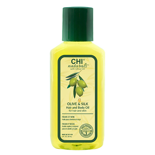 Масло для волос CHI Масло для волос и тела Olive Organics Hair and Body Oil шампунь для волос chi шампунь для волос и тела olive naturals hair and body shampoo body wash