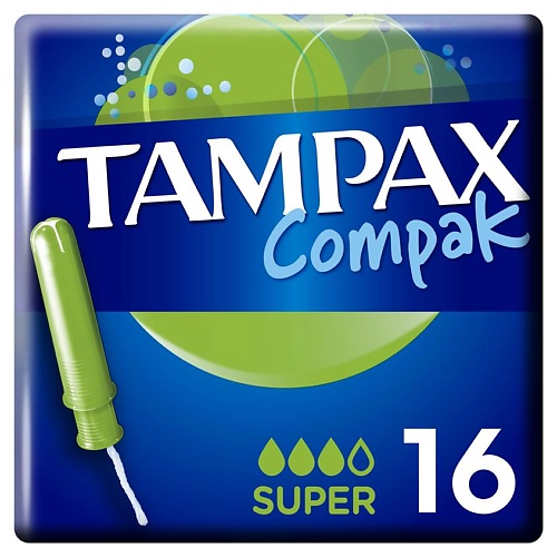 TAMPAX Женские гигиенические тампоны с аппликатором Pearl Compak tampax тампоны с аппликатором compak regular