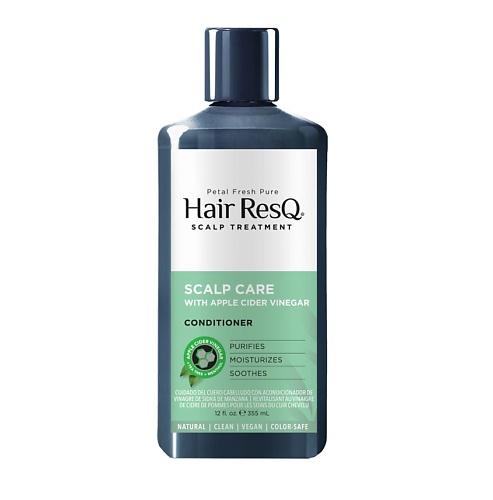 PETAL FRESH Кондиционер для кожи головы с экстрактом яблочного уксуса Hair ResQ petal fresh кондиционер уплотняющий для тонких и склонных к жирности волос без эффекта утяжеления hair resq