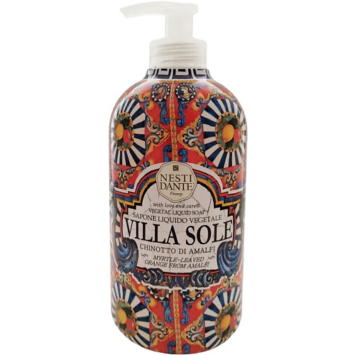 Мыло жидкое NESTI DANTE Мыло жидкое Апельсиновый мирт Амальфи Villa Solle Myrtle-leaved Orange from Amalfi