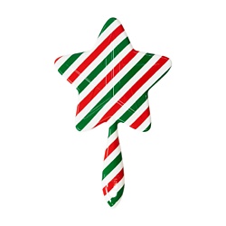 Зеркало косметическое разноцветное в форме звезды Naughty Santa Star