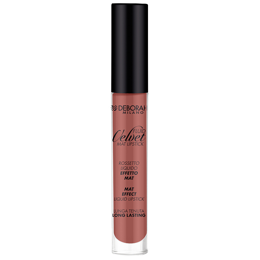 DEBORAH MILANO Помада для губ матовая жидкая FLUID VELVET MAT LIPSTICK ...