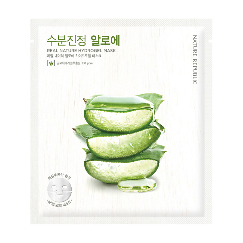 Маски для лица NATURE REPUBLIC Гидрогелевая маска для лица с экстрактом ...