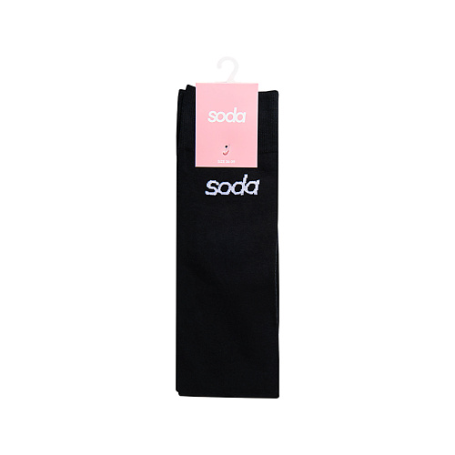 SODA Гольфы женские, черные adidas adilette sandal 2 0 core черные женские кроссовки ac8583