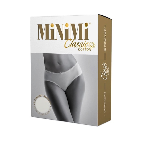 Трусы MINIMI BO222 Трусы женские Slip Midi Bianco трусы женские giulia cotton slip 02 размер m bianco белый