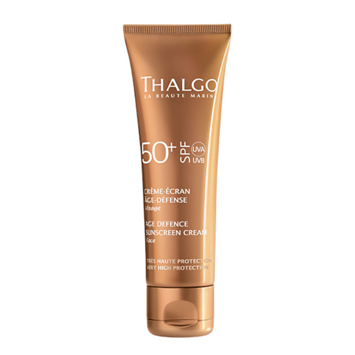 THALGO Антивозрастной солнцезащитный крем SPF50+ Age Defence Sunscreen Cream thalgo крем лифтинг для глаз интенсивный антивозрастной