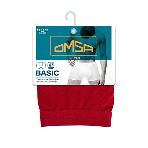 

OMSA OmB 3234 Трусы мужские Боксеры Minimi Bordo 0, OmB 3234 Трусы мужские Боксеры Minimi Bordo
