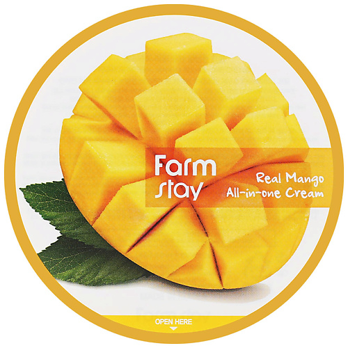 Крем для тела FARMSTAY Крем для лица и тела с экстрактом манго многофункциональный Real Mango All-In-One Cream питательный восстанавливающий гель для лица и тела манго 99% natural mango 400мл