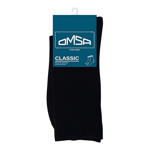 

OMSA Classic 204 Носки мужские средняя длина всесезон Nero 0, Classic 204 Носки мужские средняя длина всесезон Nero