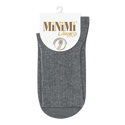 

MINIMI Cotone 1203 Носки женские меланж Grigio 0, Cotone 1203 Носки женские меланж Grigio