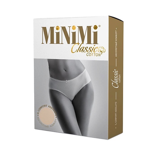 Бельё MINIMI BO222 Трусы женские Slip Midi Nudo 0