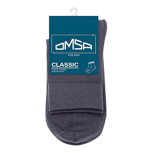 OMSA Classic 202 Носки мужские средняя длина Grigio Scuro 0 omsa classic 204 носки мужские средняя длина всесезон blu 0