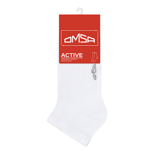 

OMSA Active 151 Носки женские укороченные Bianco 0, Active 151 Носки женские укороченные Bianco