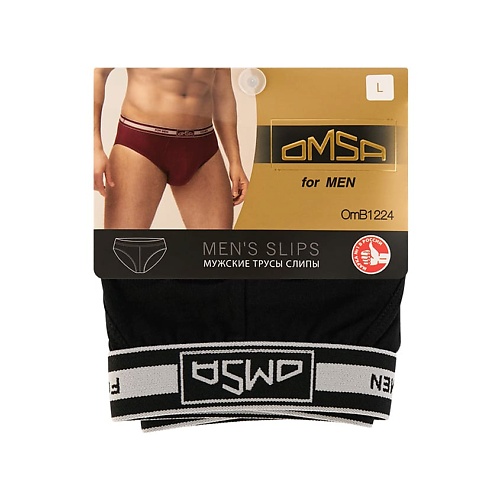 

OMSA OmB 1224 Трусы мужские Слипы Nero 0, OmB 1224 Трусы мужские Слипы Nero