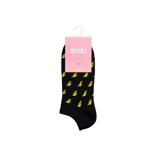 Носки SODA Носки женские, черные носки женские женские носки счастливые носки