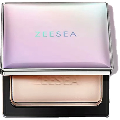 ZEESEA Пудра компактная для жирной, комбинированной и нормальной кожи Refreshing silky powder zeesea хайлайтер interstellar highlight powder