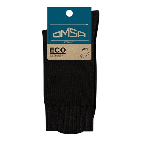 OMSA Eco 401 Носки мужские Nero 0 omsa active 116 носки мужские высокая резинка nero 0