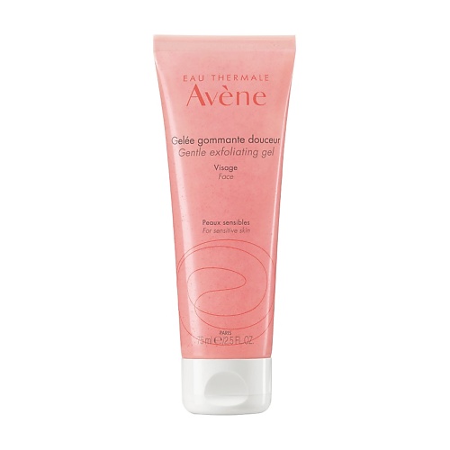 Гоммаж для лица AVENE Гель для лица мягкий отшелушивающий Gentle Exfoliating Gel гель для лица мягкий отшелушивающий eau thermale avene facial gel soft exfoliating 75 мл