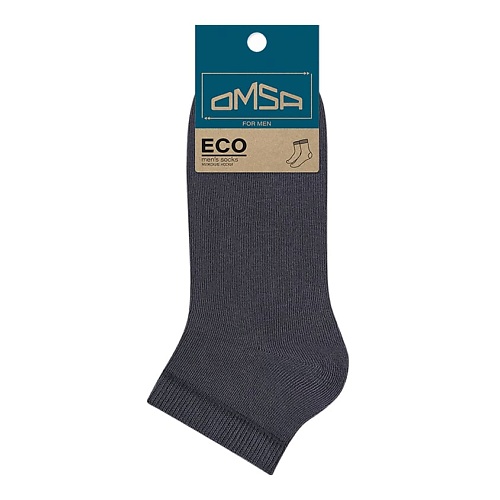 Носки и следки OMSA Eco 402 Носки мужские укороченные Grigio Scuro 0