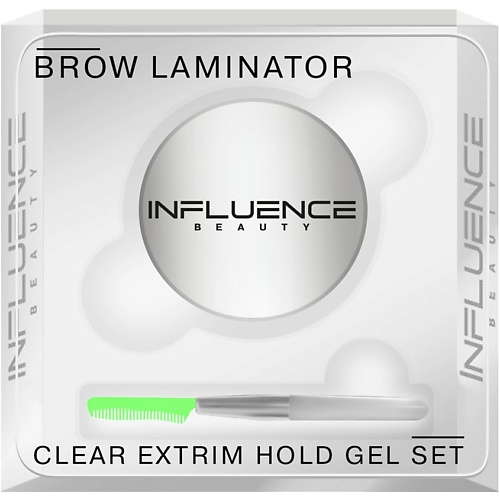 Гель для бровей INFLUENCE BEAUTY Гель для бровей Brow Laminator influence beauty фиксирующий гель для бровей brow laminator brow laminator hold gel
