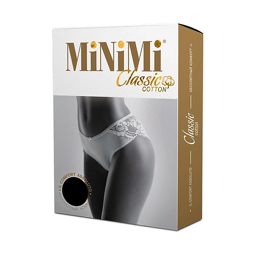 

MINIMI BO225 Трусы женские Slip ажур Nero 0, BO225 Трусы женские Slip ажур Nero