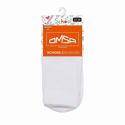 Носки OMSA Kids 21С03 Носки детские гладь Bianco носки omsa kids 21p70 носки детские цифры grigio chiaro