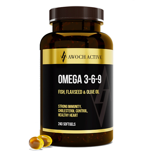 

AWOCHACTIVE Омега 3-6-9, Омега 3-6-9