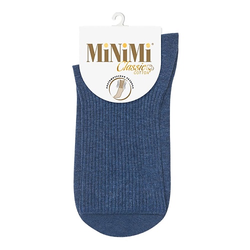 Носки и следки MINIMI Cotone 1203 Носки женские меланж Blu 0
