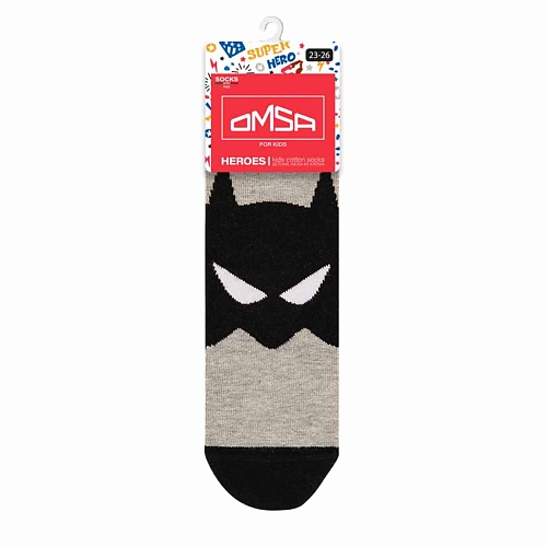 OMSA Kids 23Р61 Носки детские Bat Minimi Boy Grigio 0 playtoday носки детские трикотажные для мальчиков disney