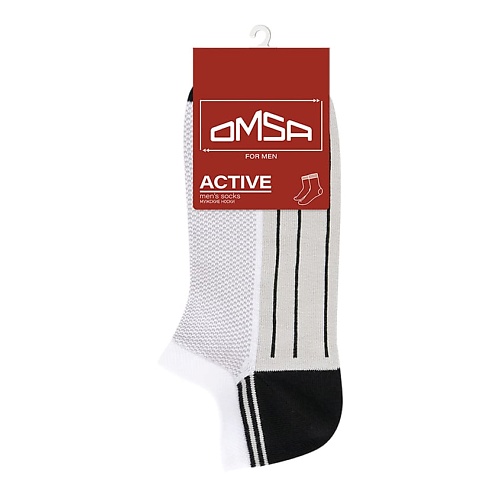 OMSA Active 109 Носки мужские укороченные Grigio Chiaro 0 omsa active 116 носки мужские высокая резинка grigio melange 0