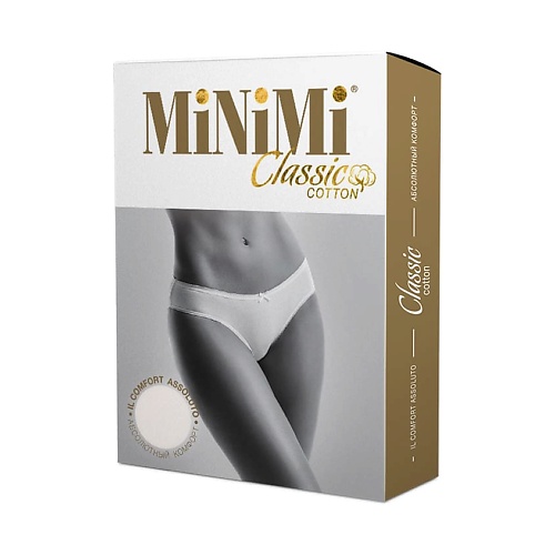 Бельё MINIMI BO221 Трусы женские Slip гладкий Bianco 0