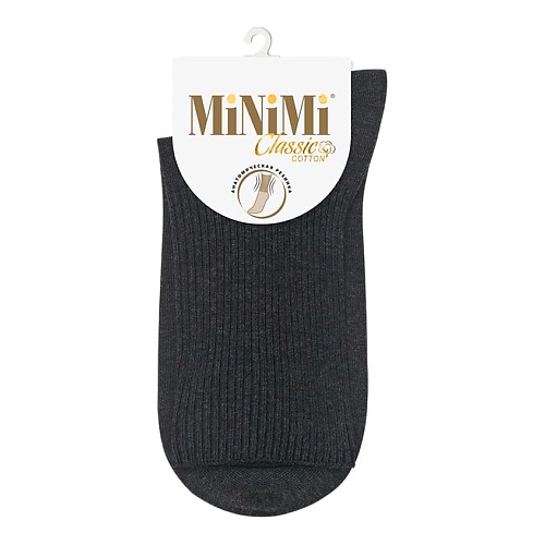 

MINIMI Cotone 1203 Носки женские меланж Nero 0, Cotone 1203 Носки женские меланж Nero
