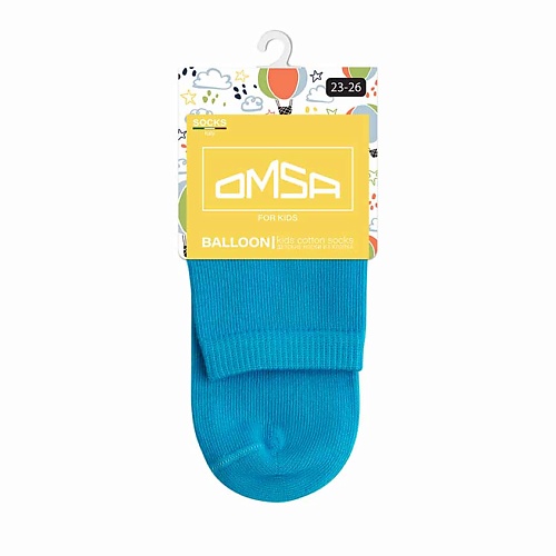 Носки OMSA Kids 21С02 Носки детские гладь укороченные Blu следки спортивные укороченные