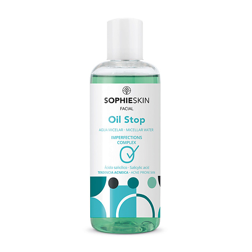 SOPHIESKIN Вода мицеллярная для кожи, склонной к акне Oil Stop non stop