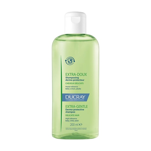 DUCRAY Защитный шампунь для частого применения без парабенов Extra-Doux ducray sensinol shampoo шампунь защитный физиологический 200 мл