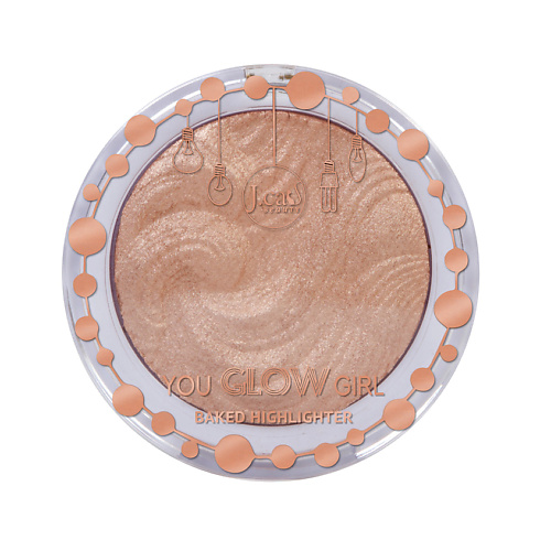J CAT BEAUTY Пудра хайлайтер для лица YOU GLOW GIRL 1869₽