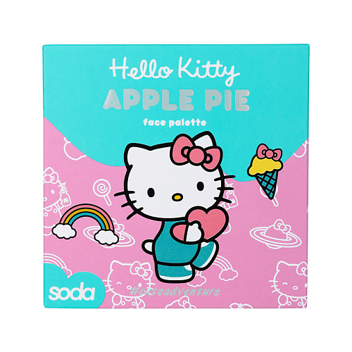 SODA Палетка для лица APPLE PIE #cuteadventure soda кисть для румян hello kitty cuteadventure
